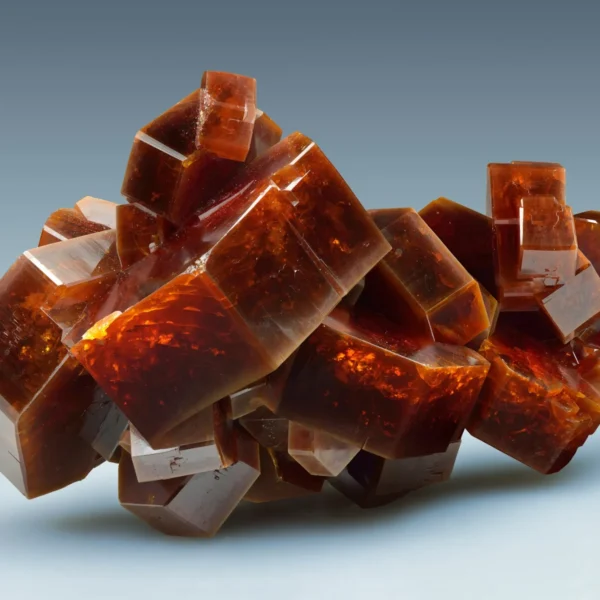 Vanadinite sur barytine, Mibladen